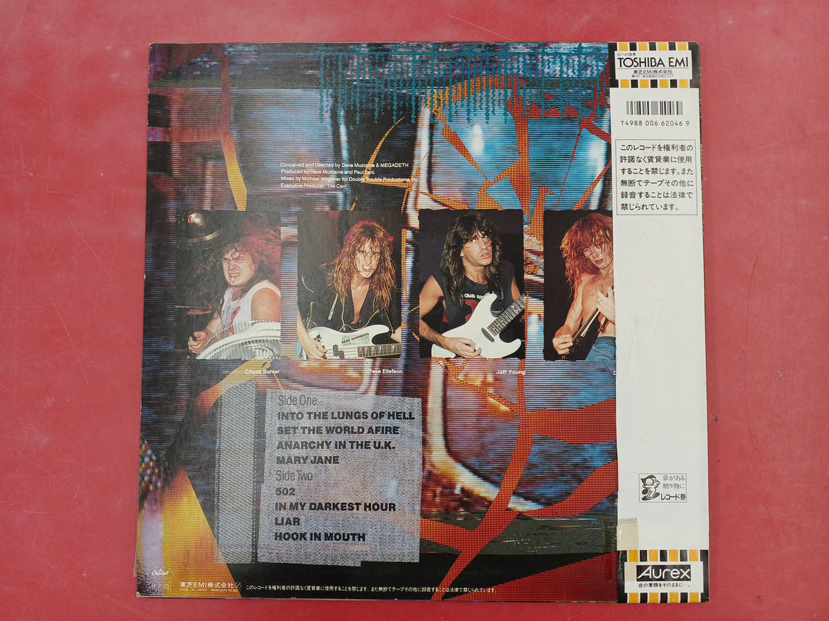 Toshiba EMI Record LP So Far So Good So What / Megadeth