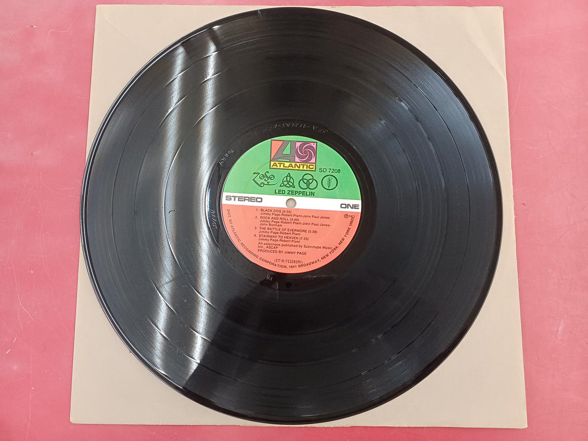 ATLANTIC Record LP UNTITLED/LED ZEPPELIN SD 7208