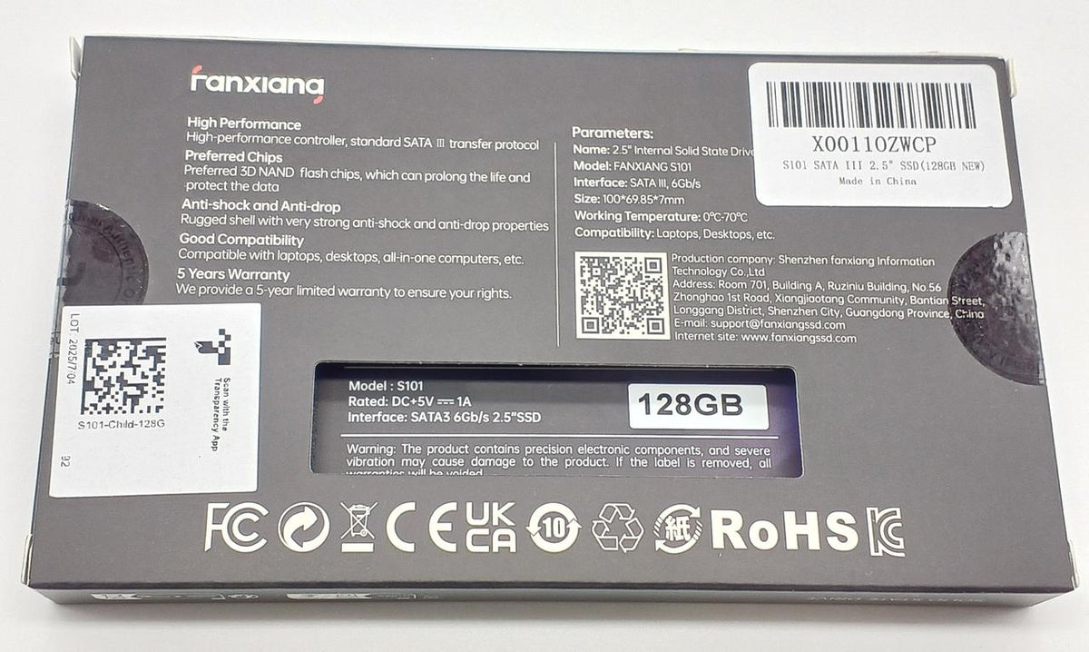 FANXIANG 2.5-inch SSD S101