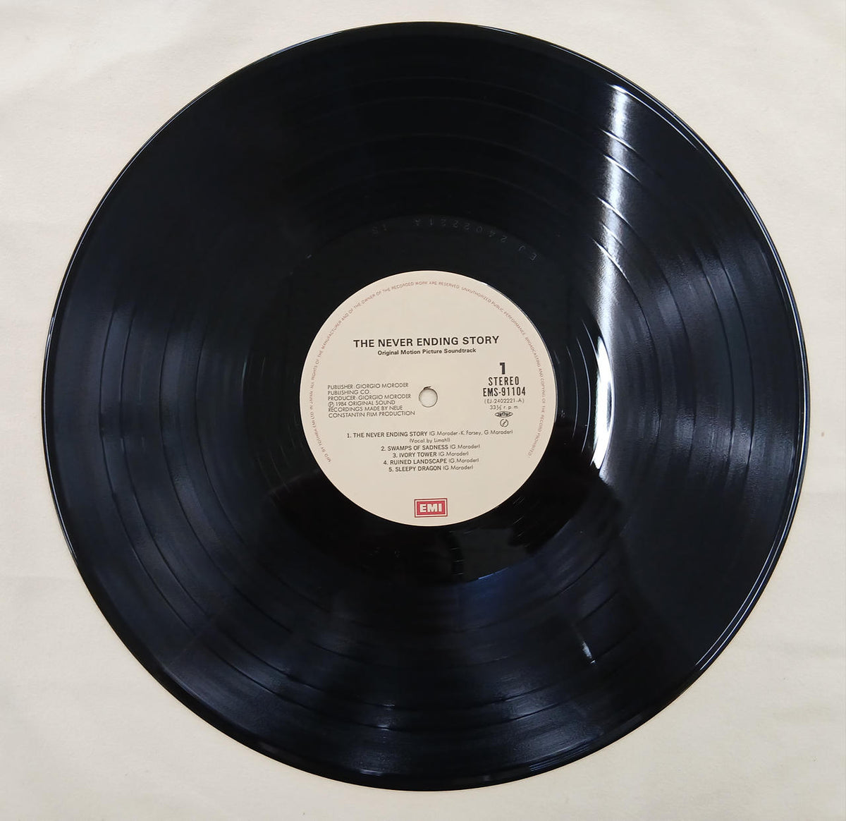 Toshiba EMI Record NeverEnding Story Original Soundtrack