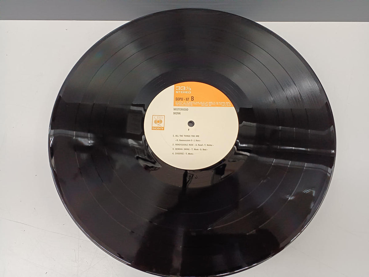 CBS SONY JAZZ Record THELONIOUSMONK/MISTERIOSO