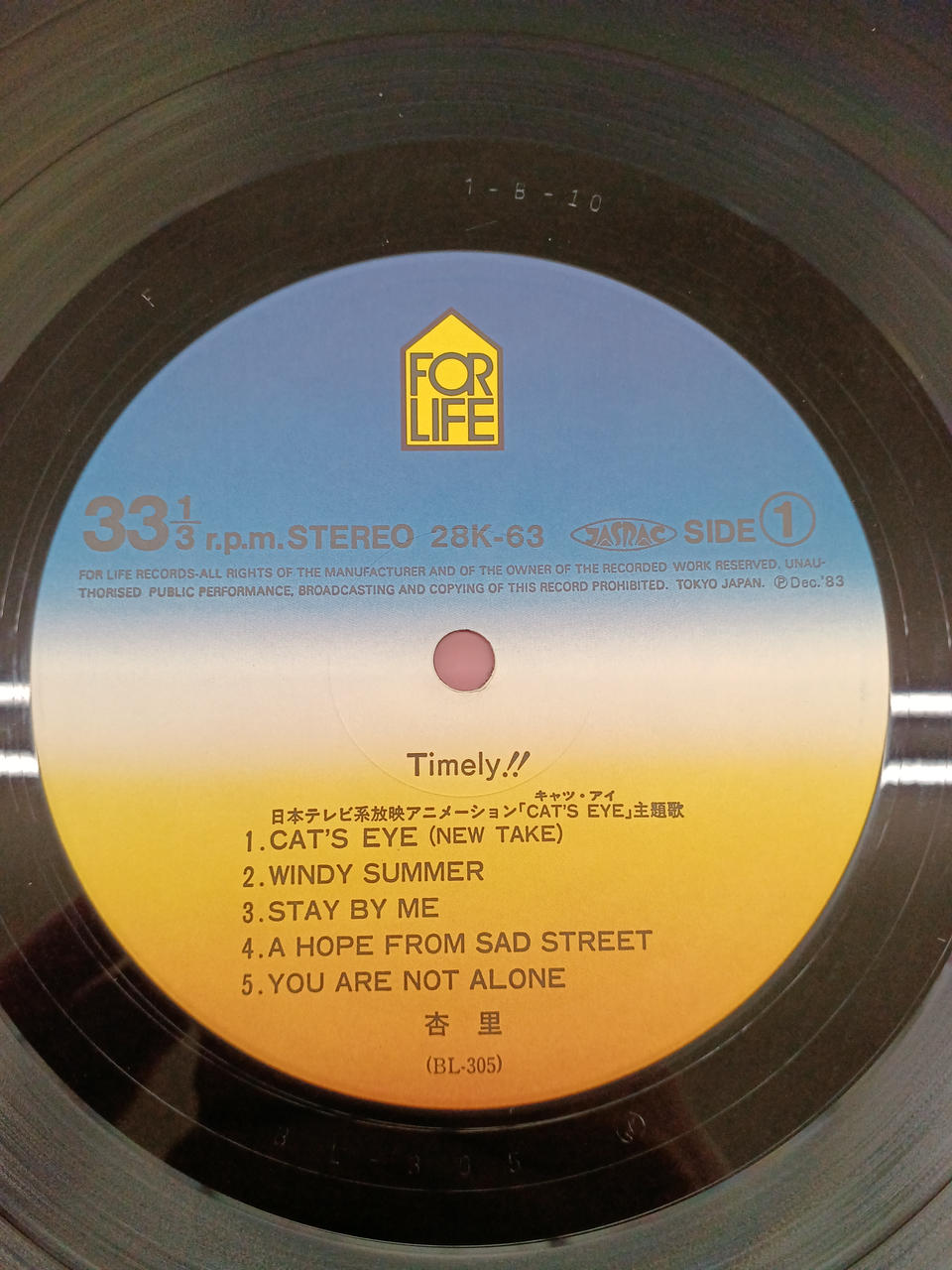 For Life Records Anri / Timely Anri / Timely