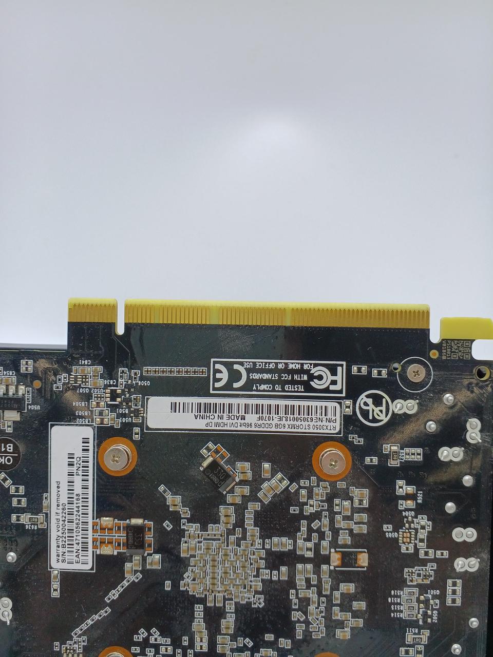 PALIT Graphics Card RTX3050 STORMX 6GB GDDR6
