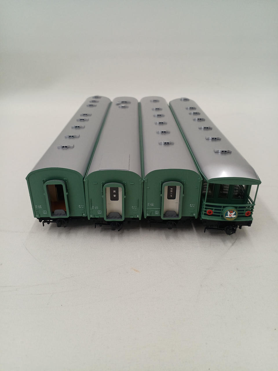 Tenshodo HO Gauge Limited Express 'Hato' Blue General Basic + Add-on Set