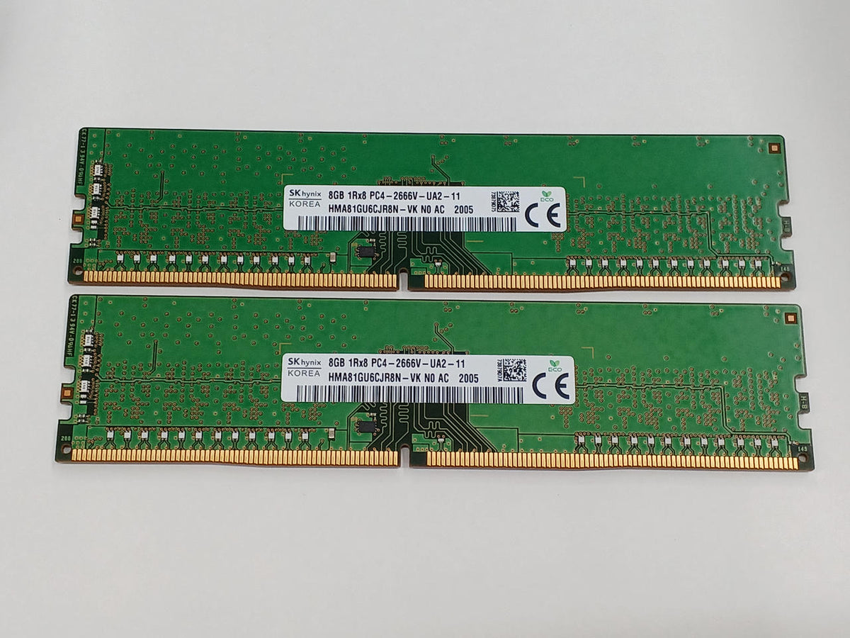 HYNIX DDR4-2666 (PC4-21300) 8GB 2-Module Set HMA81GU6CJR8N-VK