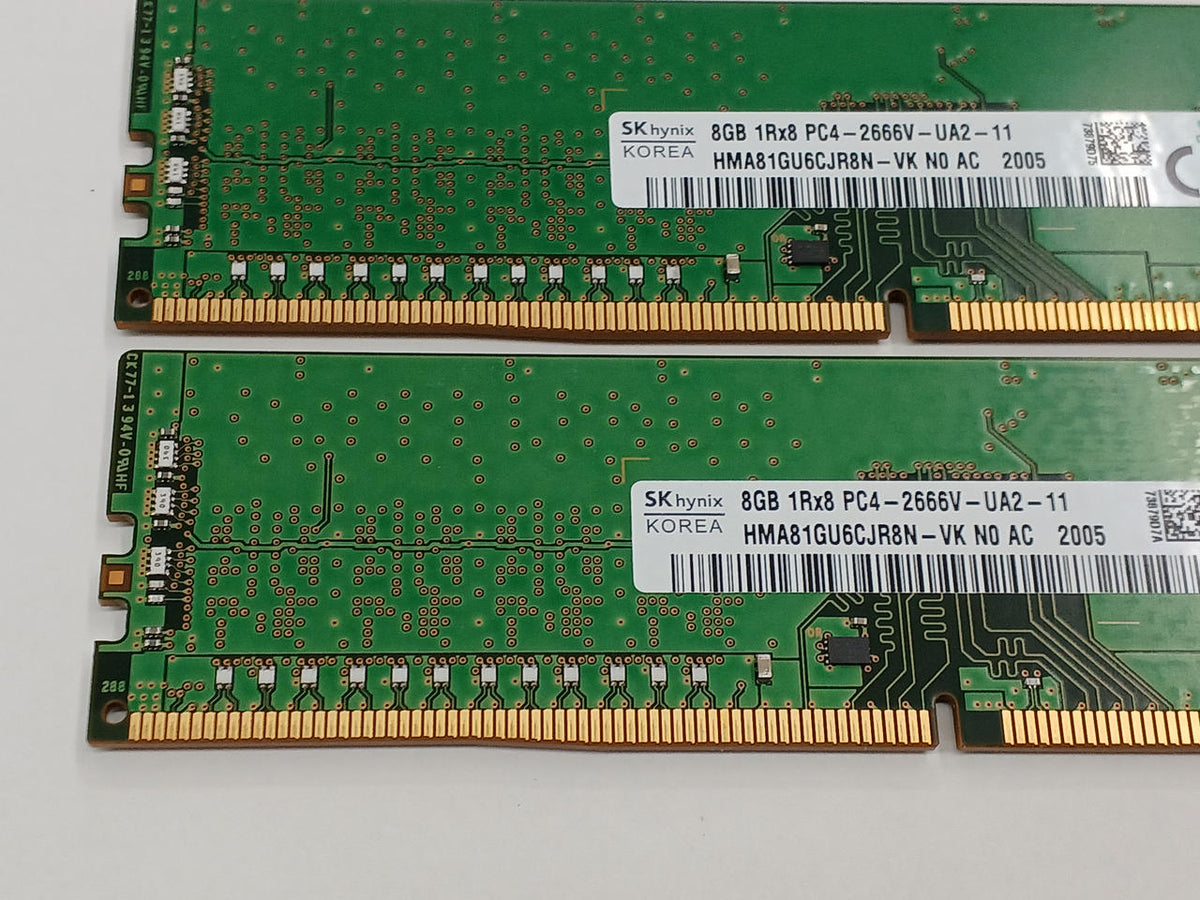 HYNIX DDR4-2666 (PC4-21300) 8GB 2-Module Set HMA81GU6CJR8N-VK