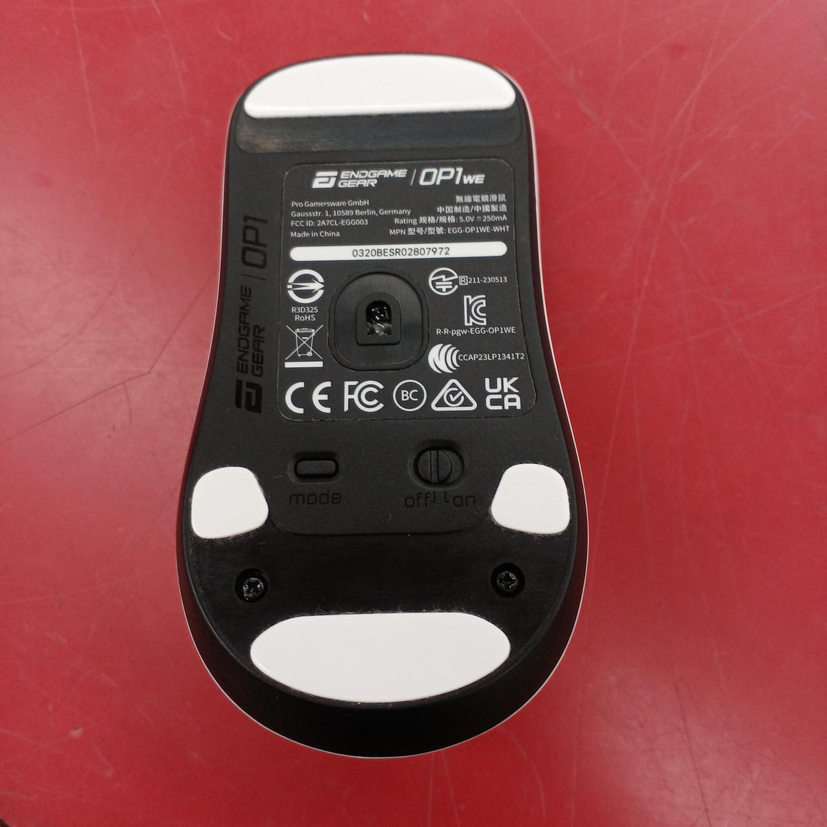 ENDGAME GEAR Gaming Mouse OP1WE