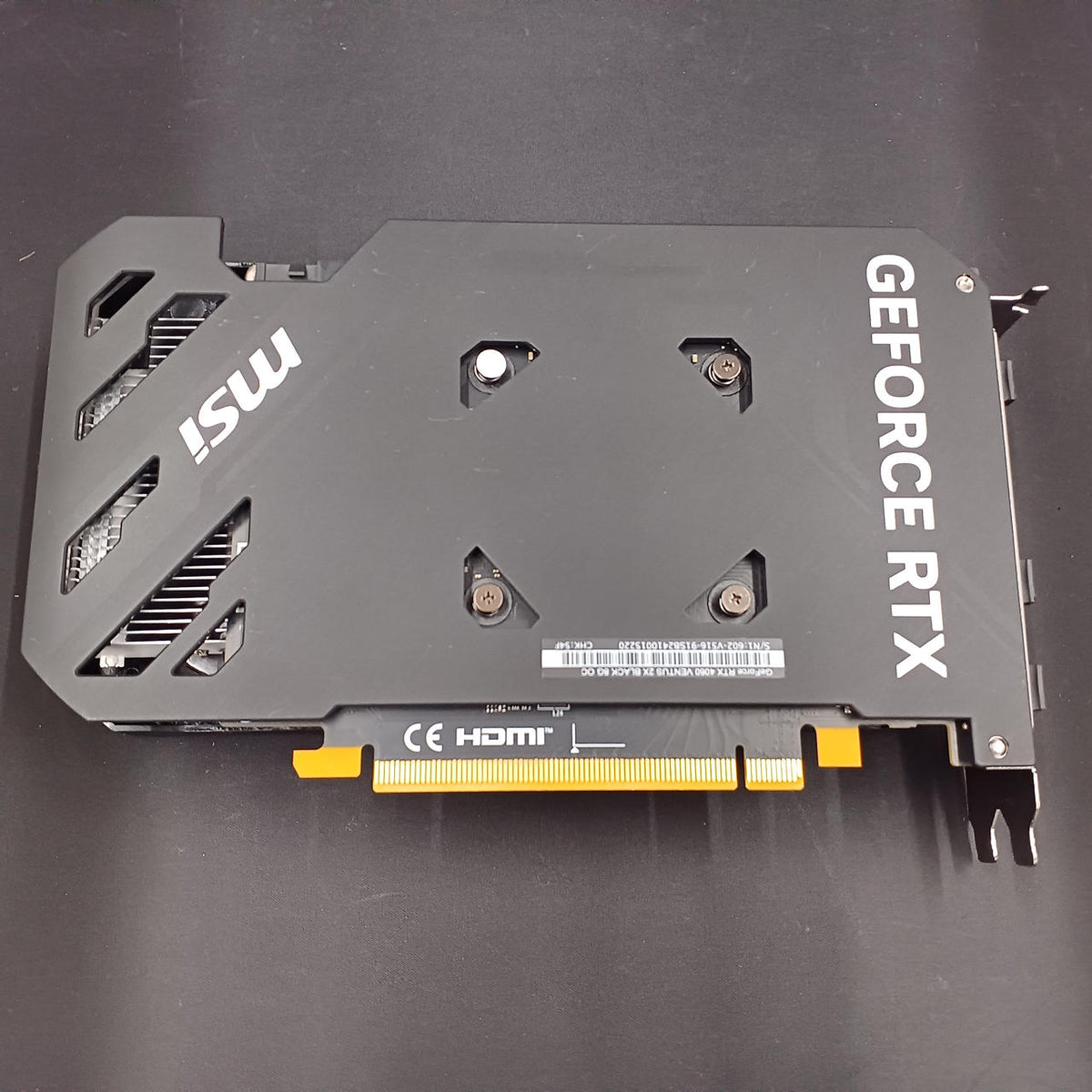 MSI Graphics Board RTX4060 VENTUS 2X 8G OC