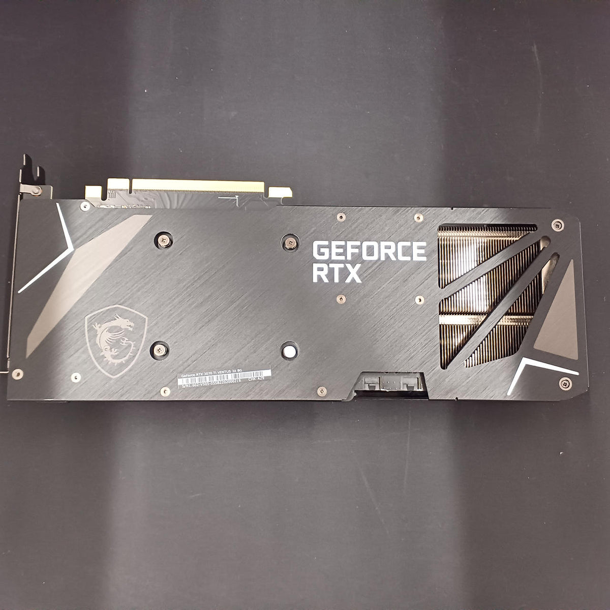 MSI Graphics Board: GEFORCE RTX 3070 TI VENTUS 3X