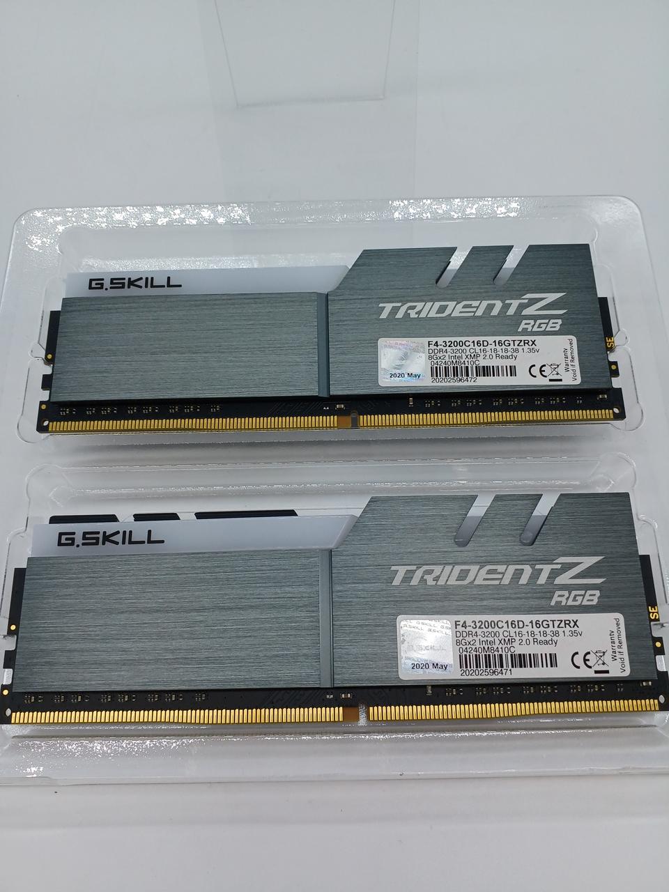 G.SKILL Memory DDR4 8GB × 2-Pack F4-3200C16D-16GTZRX