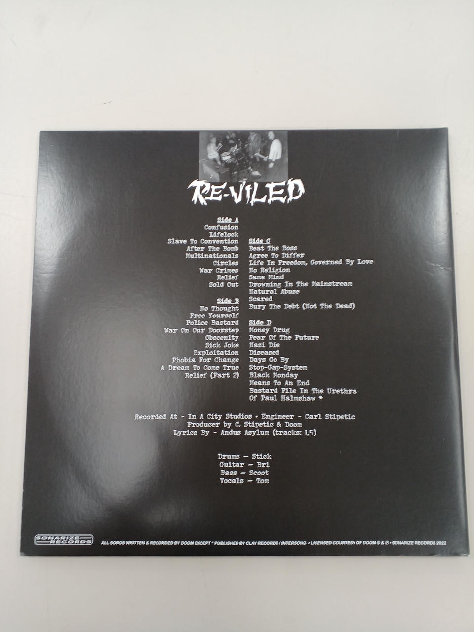 SONARIZE RECORDS Western Music DOOM/RE-VILED