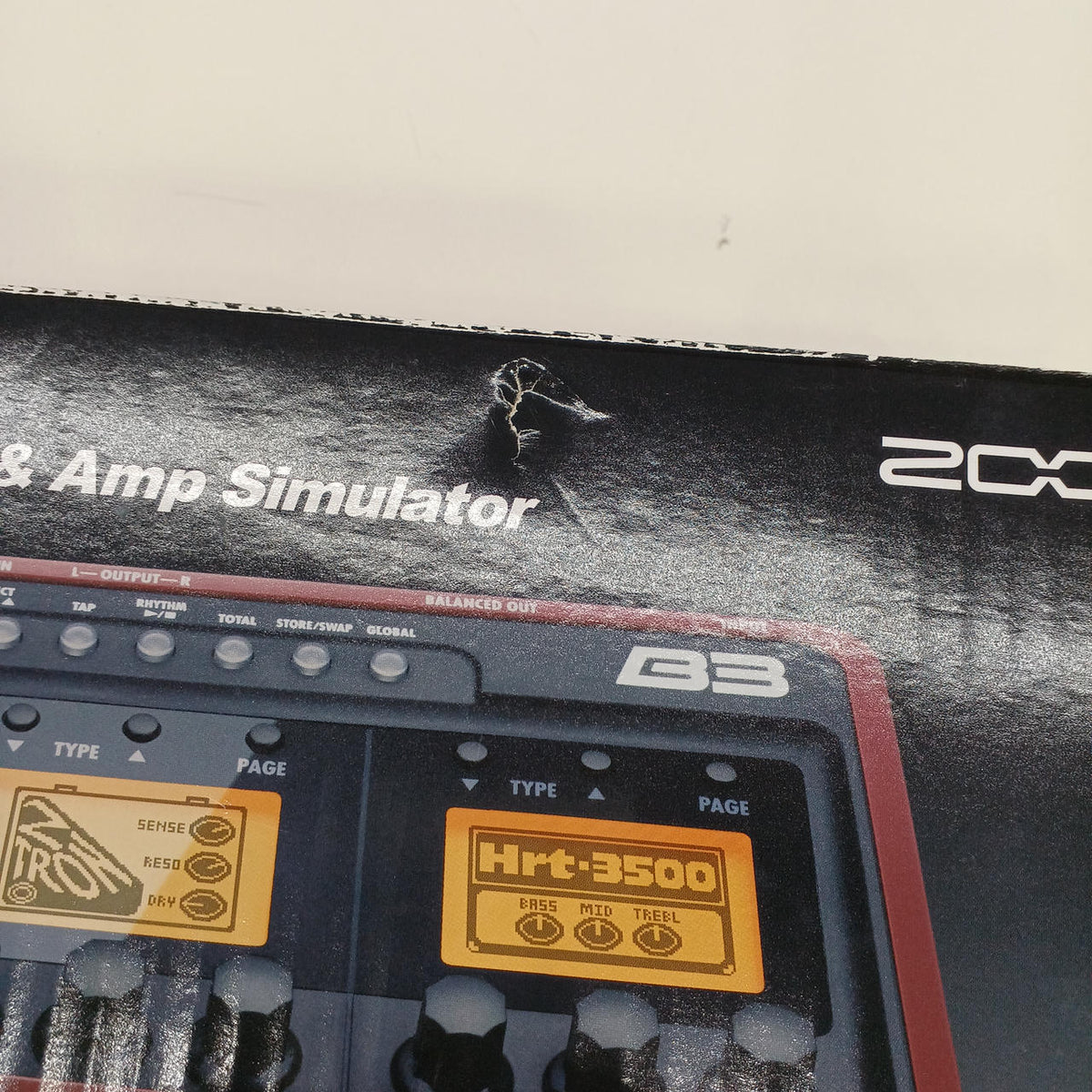 ZOOM Multi-Effects Pedal B3