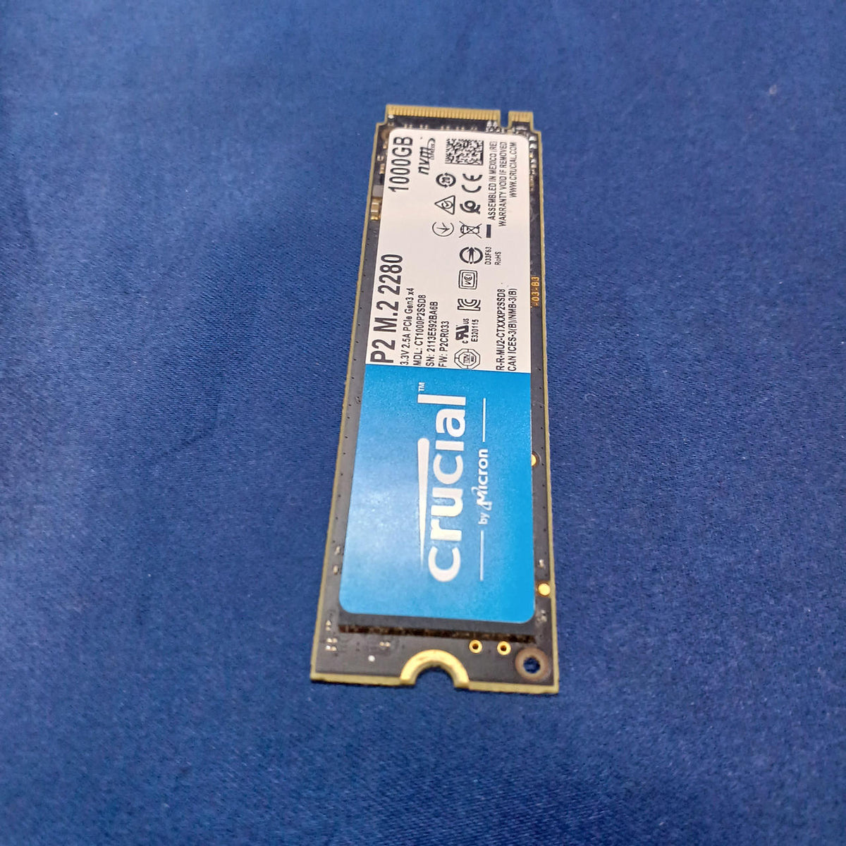CRUCIAL SSD CT1000P2SSD8(1TB)
