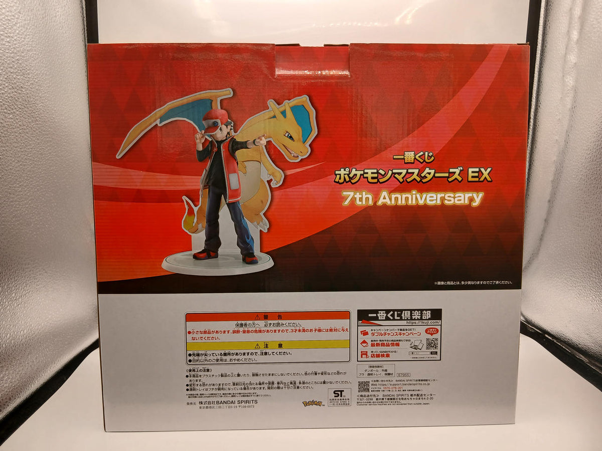 BANDAI Ichiban Kuji Pokémon Masters EX 7TH ANNIVERS A Prize Magico Red & Charizard MASTERLISE PL