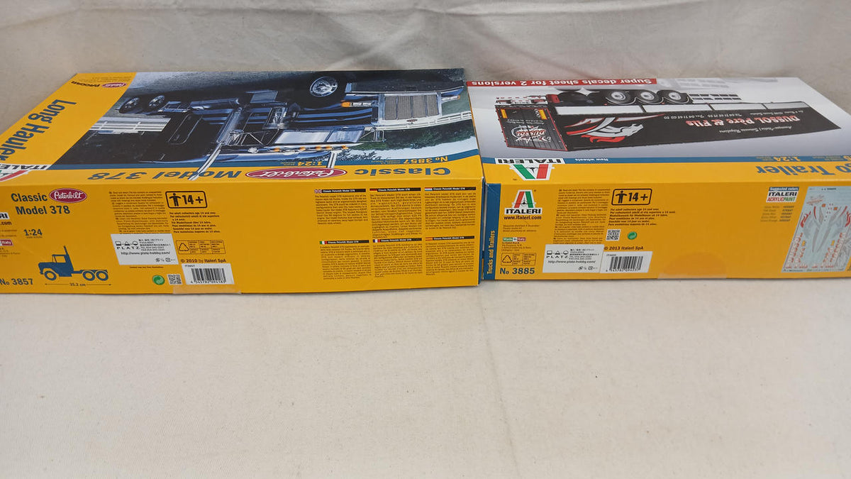 ITALERI Trailer Head & Cargo Trailer Set 1/24