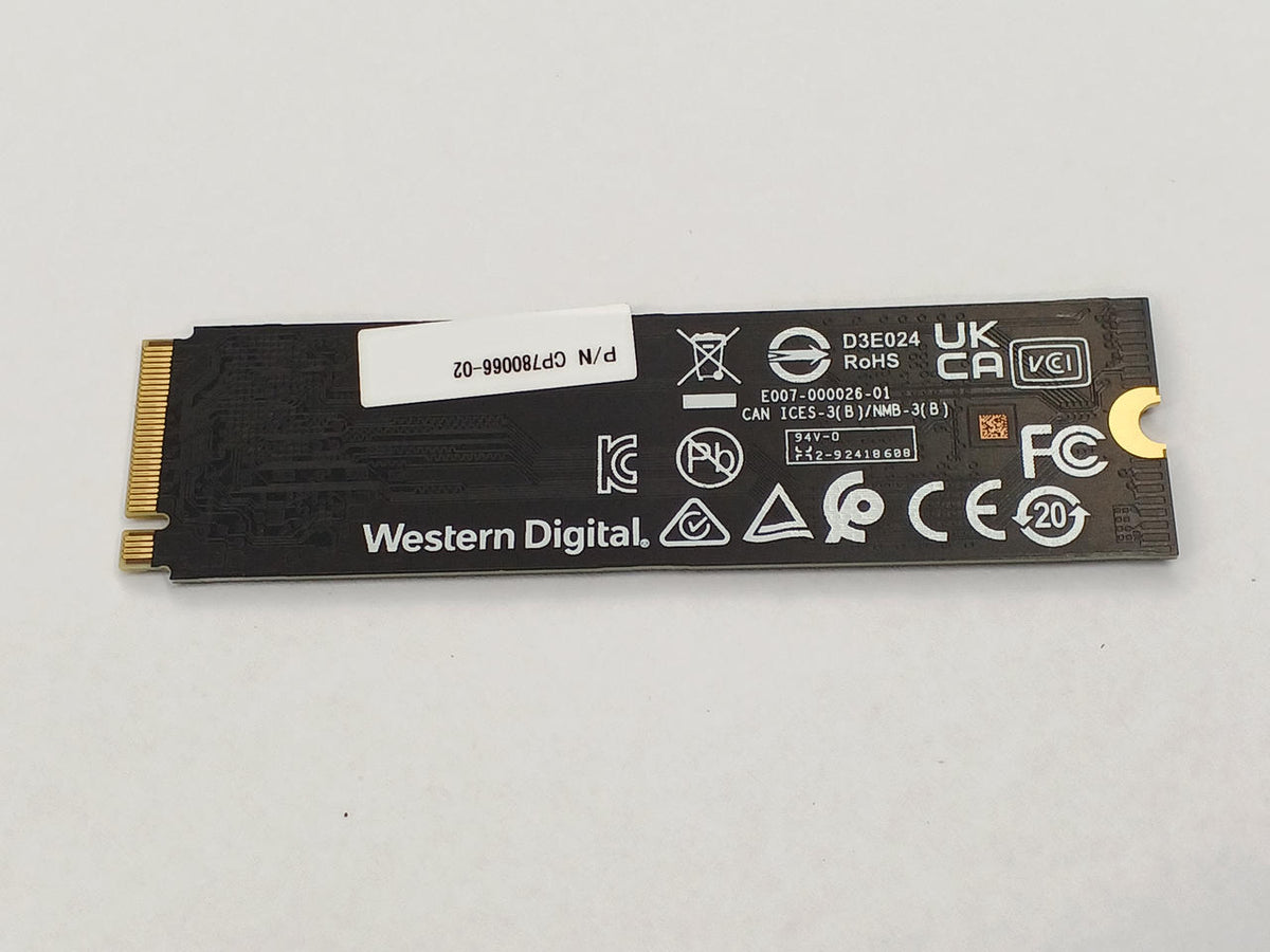 WESTERN DIGITAL M.2 NVME SSD　256GB SN740 (M.2 2280)