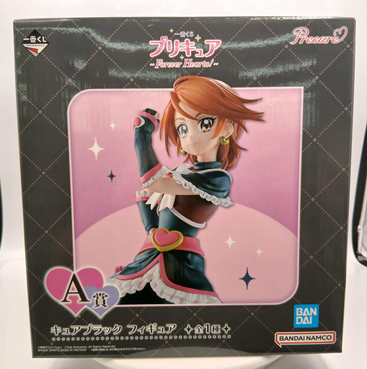BANDAI Ichiban Kuji Precure ~FOREVER HEARTS!~ Prize A Cure Black Figure