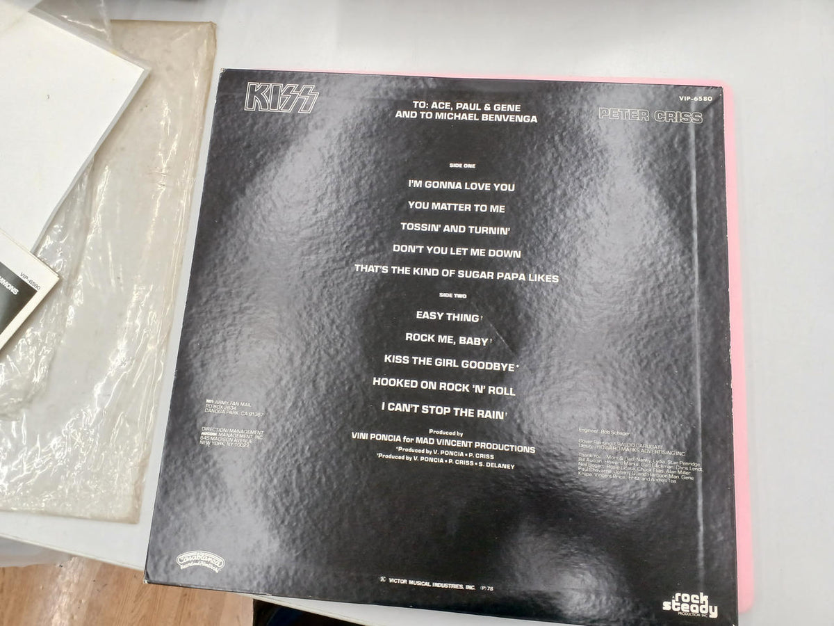 Victor Music Industry Co., Ltd. KISS Peter Chris VIP-6580
