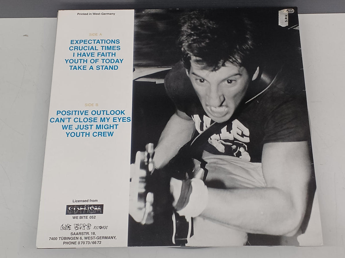 WE BITE RECORDS Western Music Record YOUTH OF TODAY/CAN'T CLOSE MY