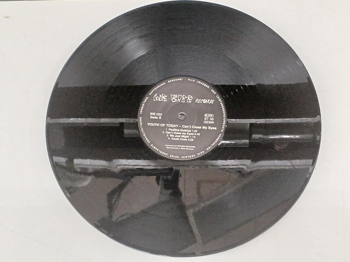 WE BITE RECORDS Western Music Record YOUTH OF TODAY/CAN'T CLOSE MY
