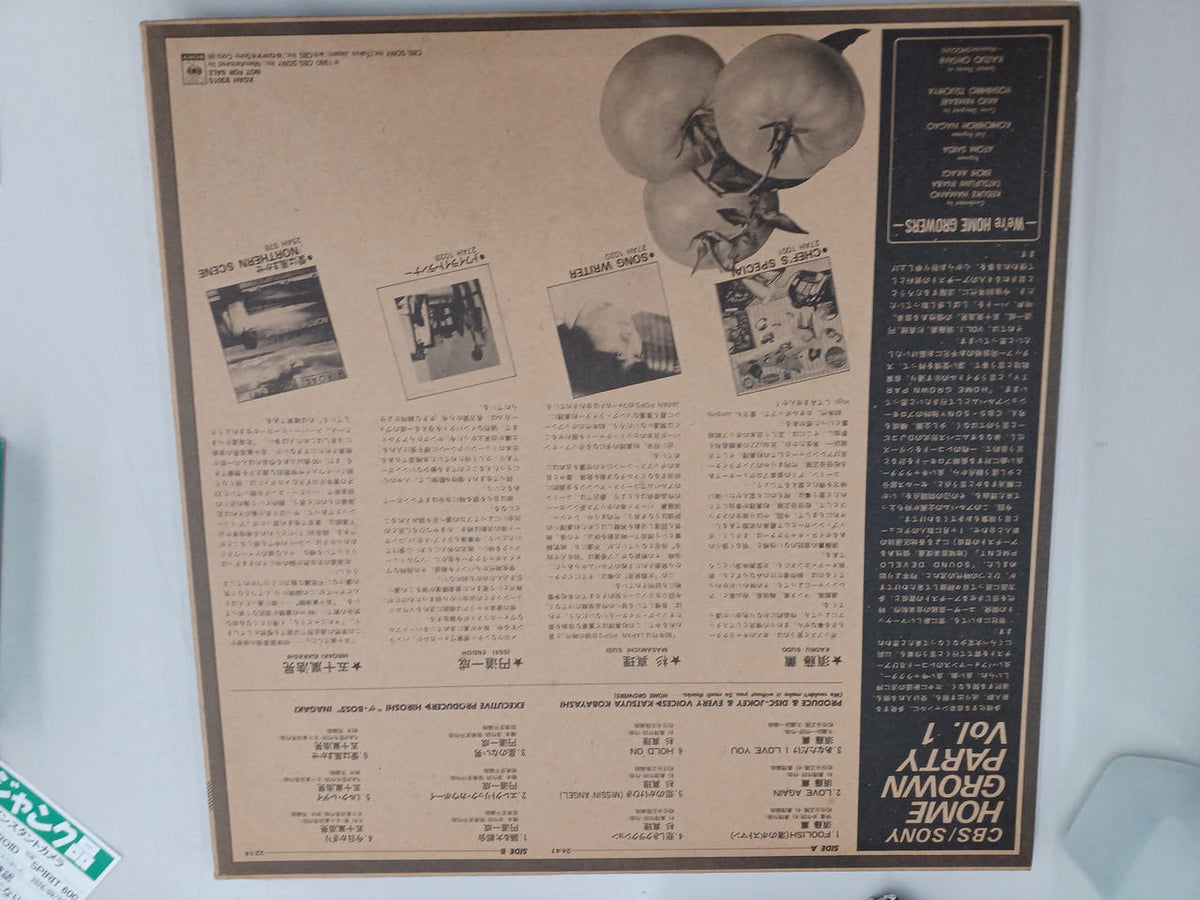 SONY HOME GROWN PARTY VOL.1 Sample Disc XDAH 93010