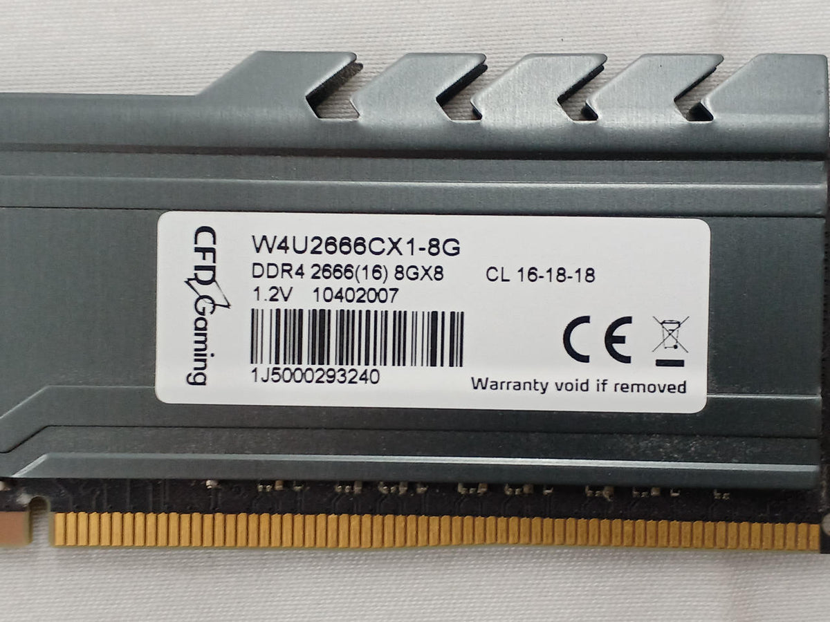 CFD Sales DDR4 Memory 16GB W4U2666CX1-8G