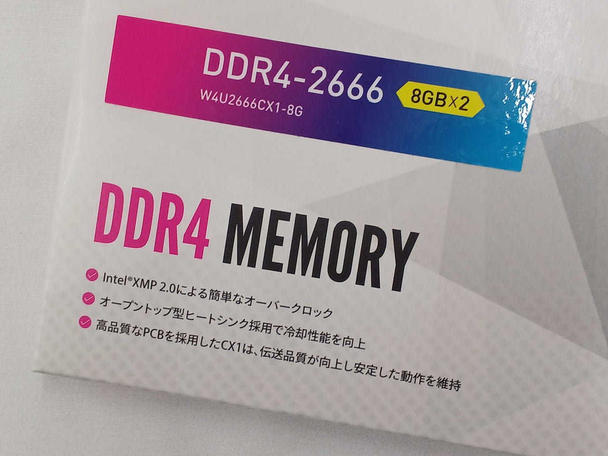 CFD Sales DDR4 Memory 16GB W4U2666CX1-8G