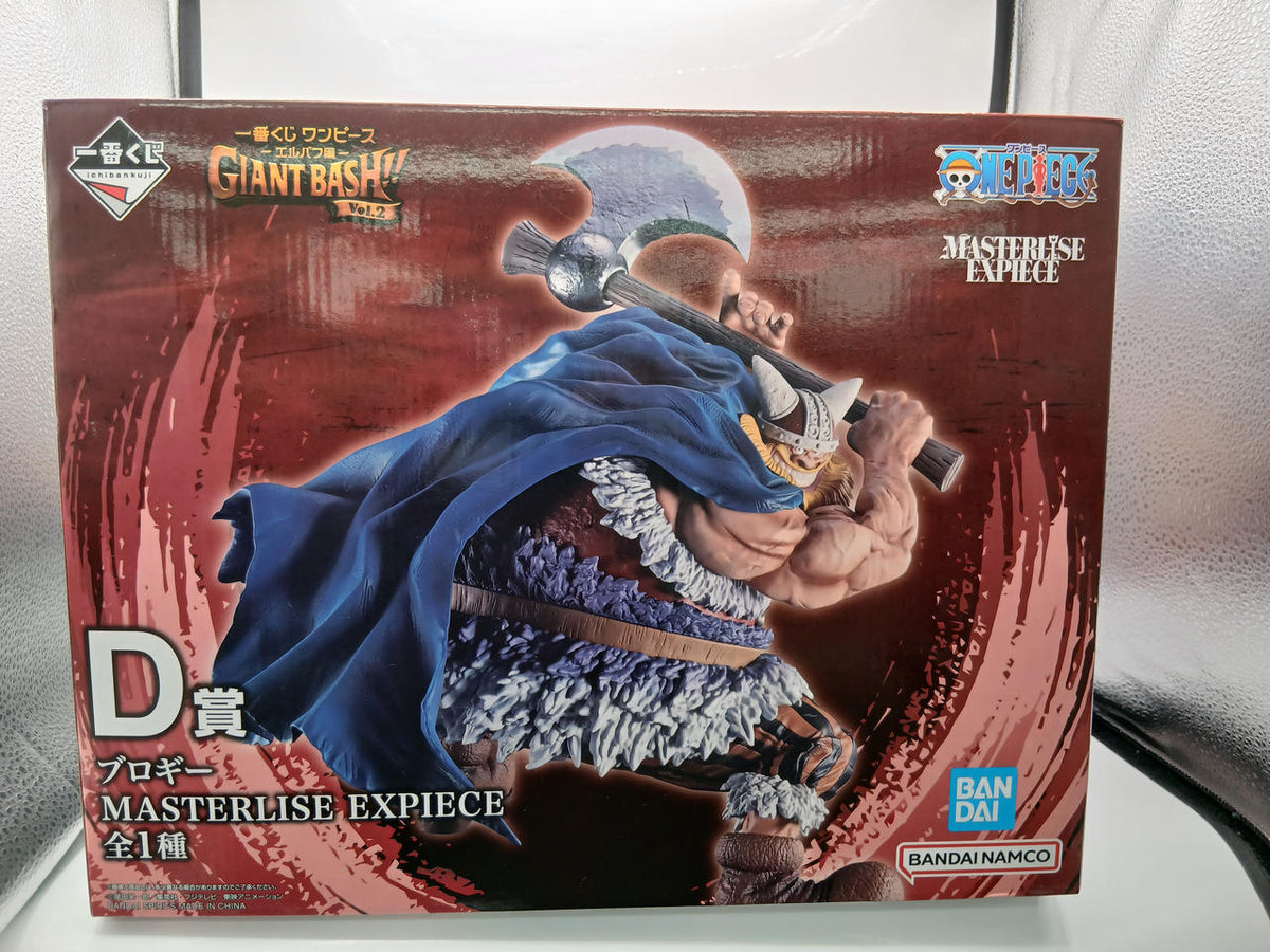 BANDAI Ichiban Kuji One Piece - Elbaf Edition - GIANT BASH! D Prize Brogy MASTERLISE EXPIECE