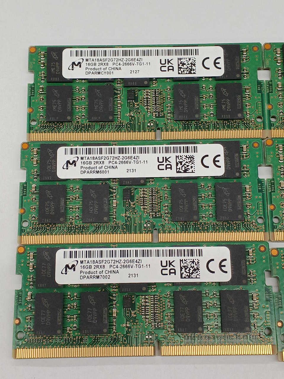 MICRON For servers PC4-21300 / DD4-2666V MTA18ASF2G72HZ-2G6E4ZI