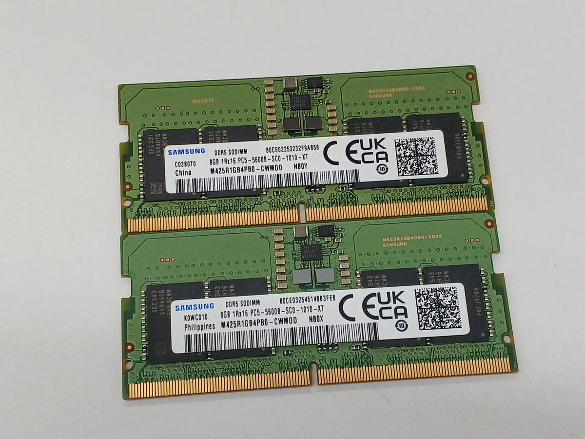 SAMSUNG PC5-44800 (DDR5-5600B) 8GB 2 Sticks M425R1GB4PB0-CWM0D