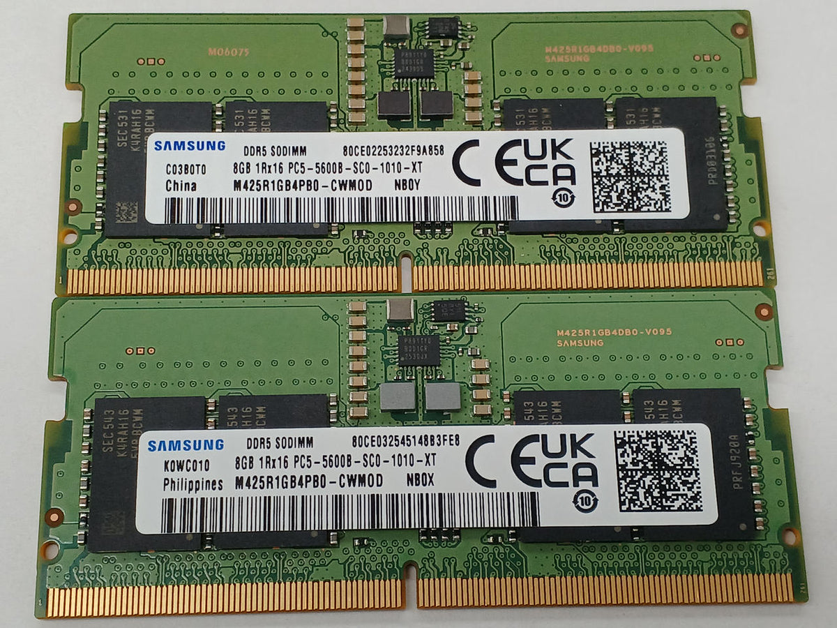 SAMSUNG PC5-44800 (DDR5-5600B) 8GB 2 Sticks M425R1GB4PB0-CWM0D