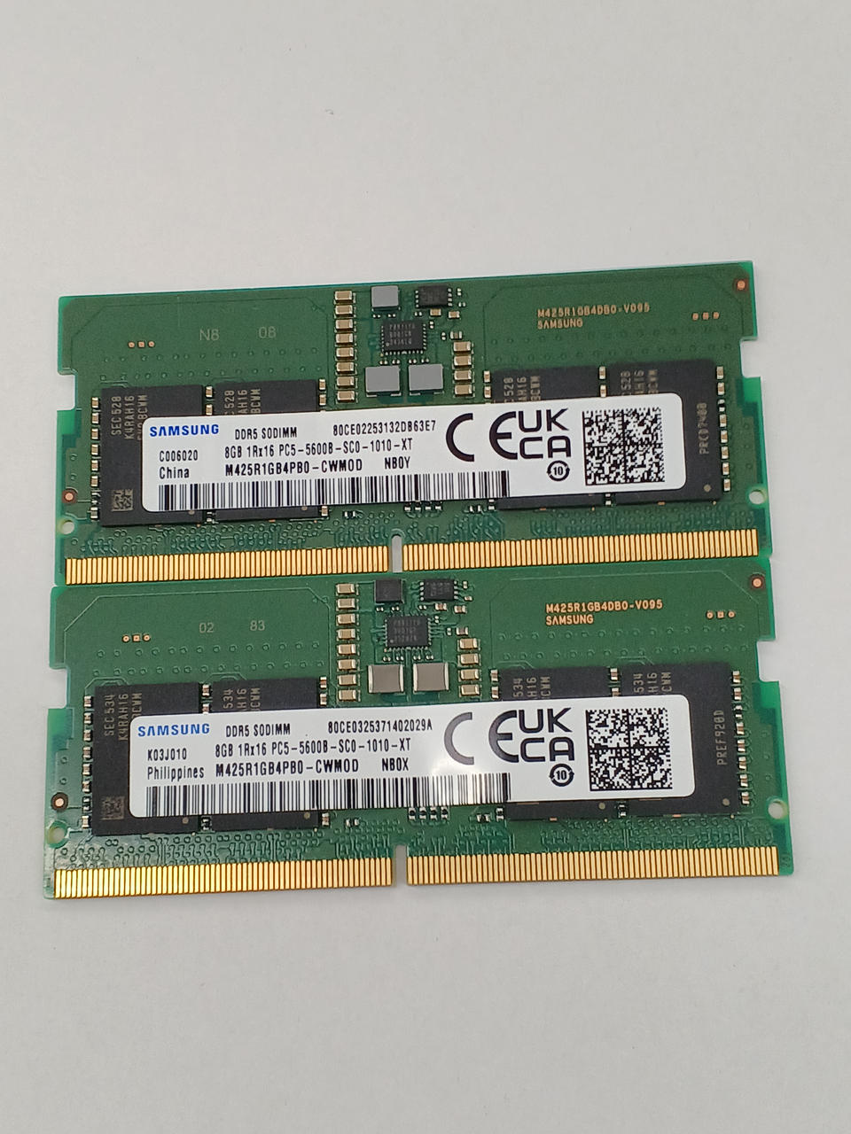SAMSUNG PC5-44800 (DDR5-5600B) 8GB 2 Sticks M425R1GB4PB0-CWM0D