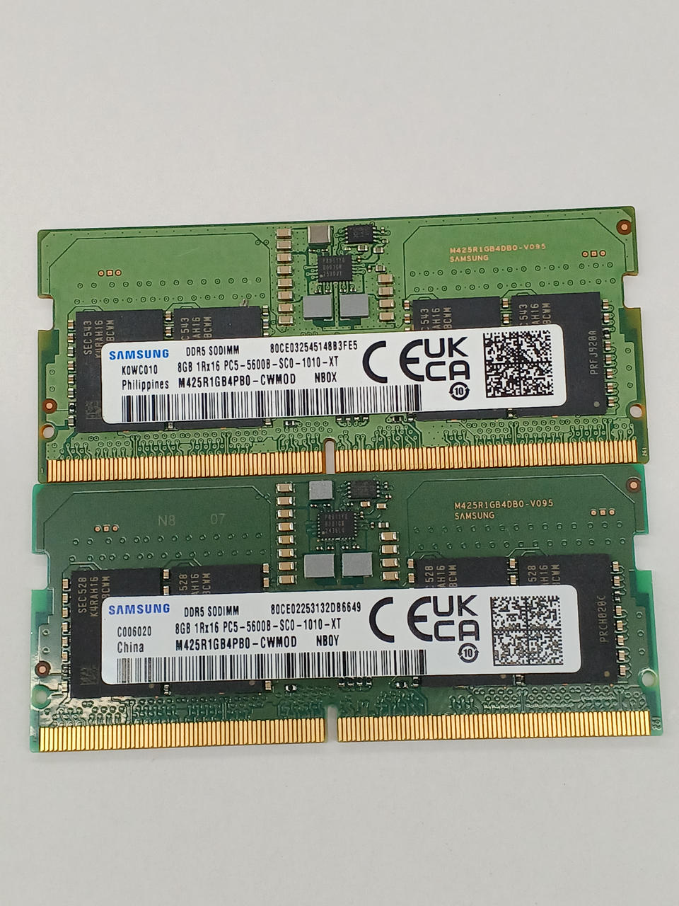 SAMSUNG PC5-44800 (DDR5-5600B) 8GB 2 Sticks M425R1GB4PB0-CWM0D