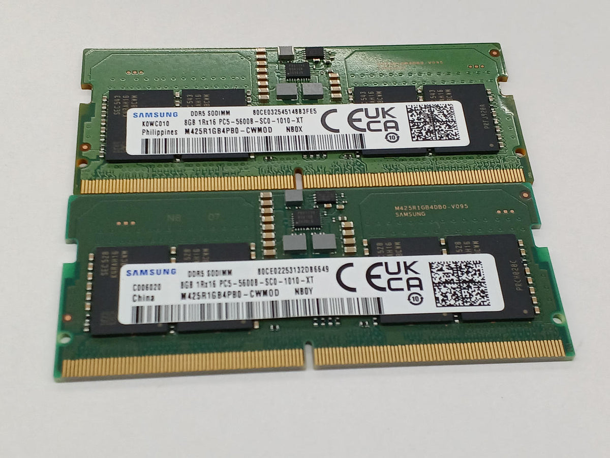 SAMSUNG PC5-44800 (DDR5-5600B) 8GB 2 Sticks M425R1GB4PB0-CWM0D