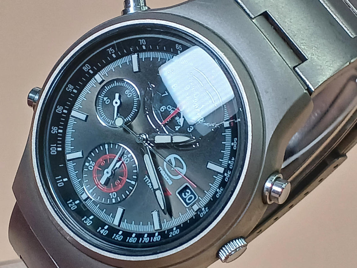 SEIKO Wristwatch MAZDA RX-7 Limited Model YM56-0A30