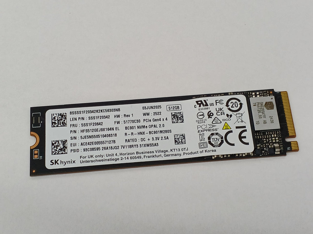 SK HYNIX M.2 NVME SSD (2280) 512GB HFS512GEJ9X164N EL