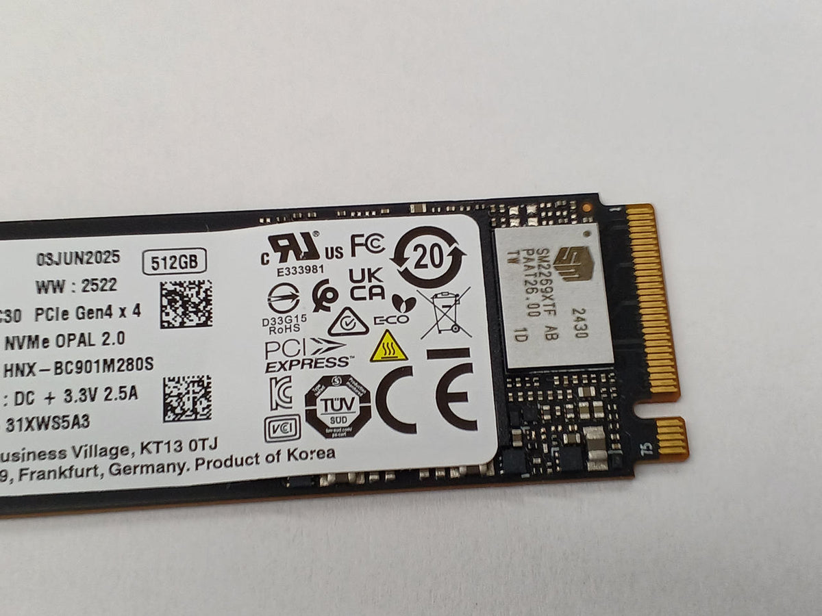 SK HYNIX M.2 NVME SSD (2280) 512GB HFS512GEJ9X164N EL