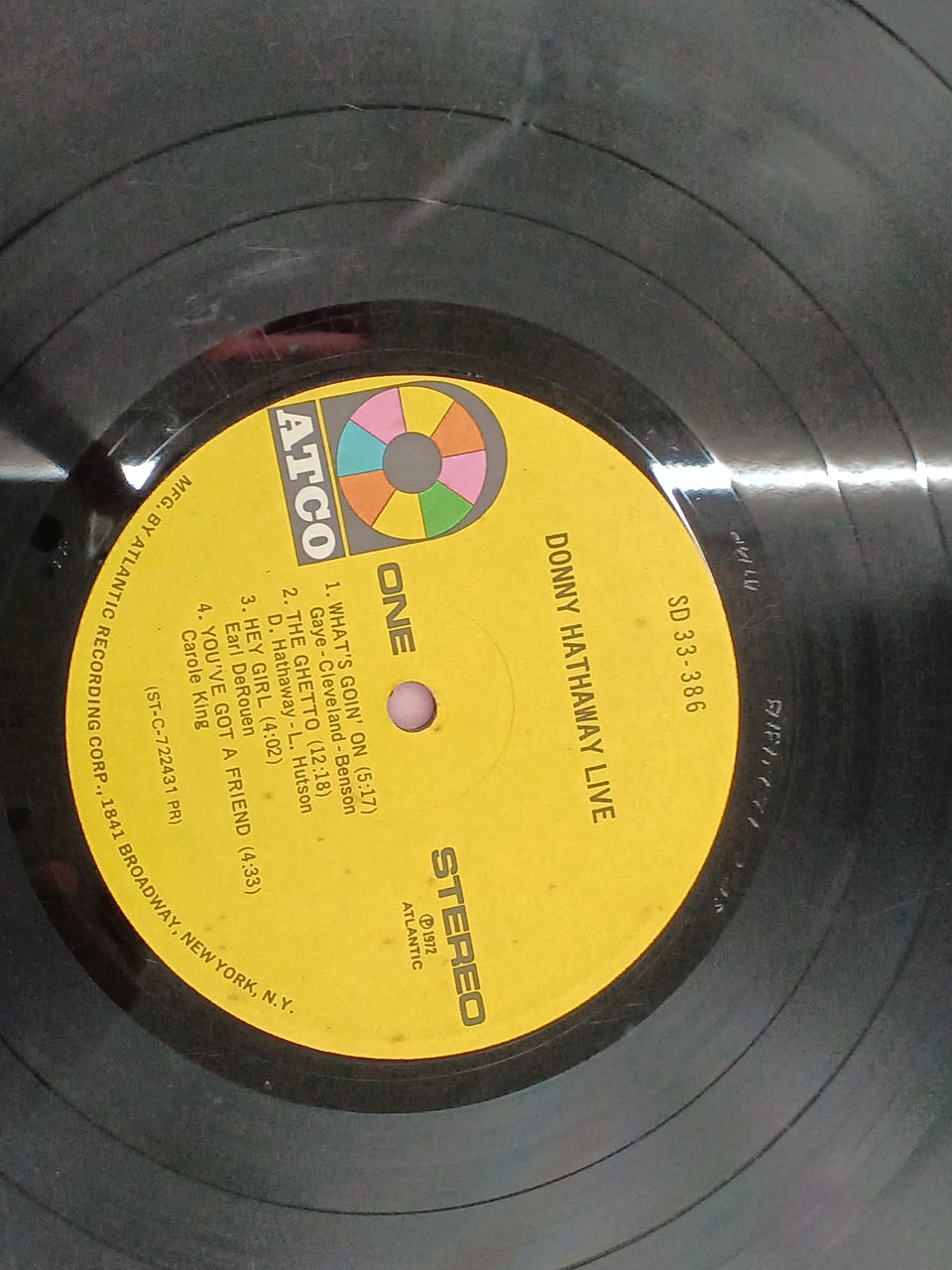 ATCO DONNY HATHAWAY SD 33-386