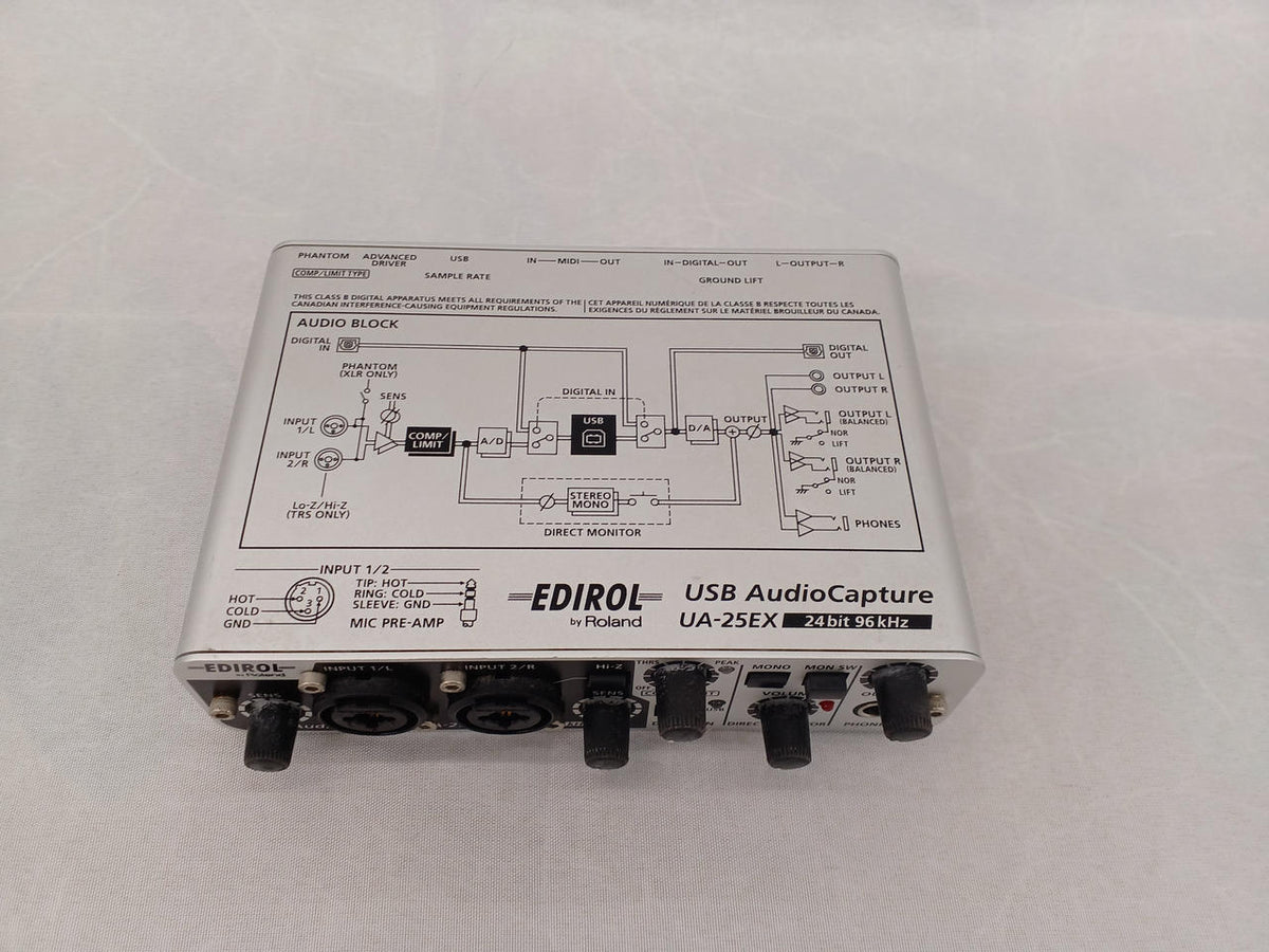 ROLAND Audio Interface: USB Audio Capture / UA-25EX