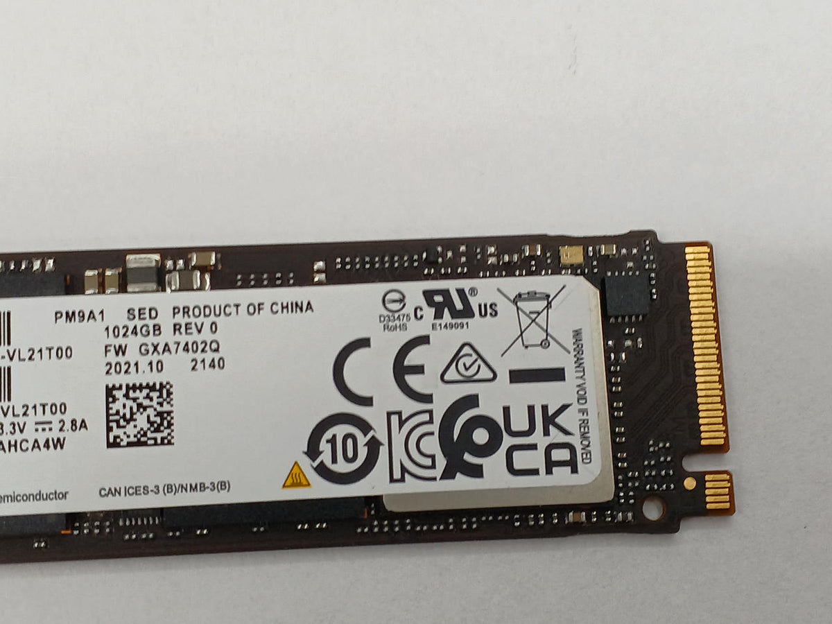 SAMSUNG M.2 NVME 2280 1TB MZ-VL21T00
