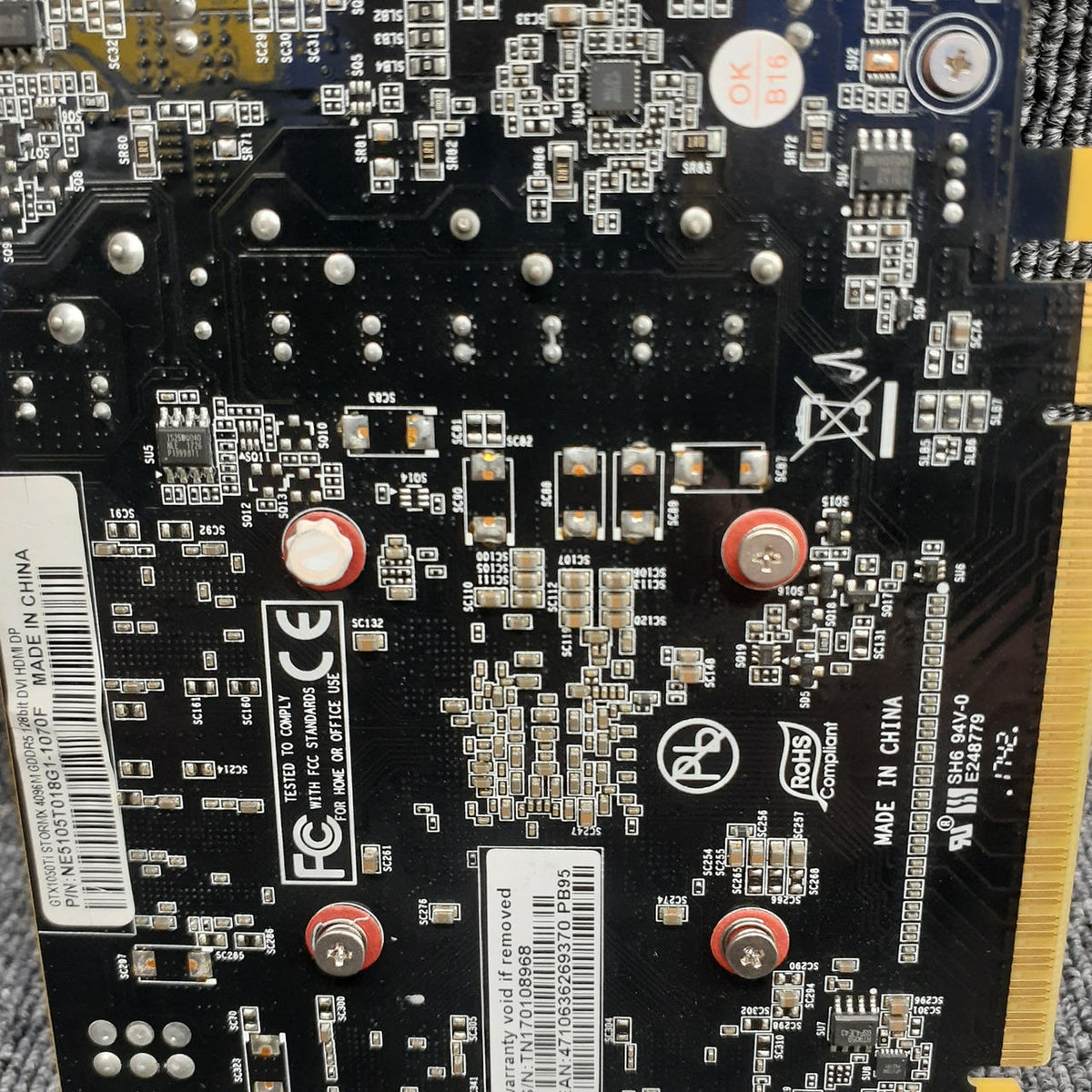 PALIT Graphics Board GTX1050TI