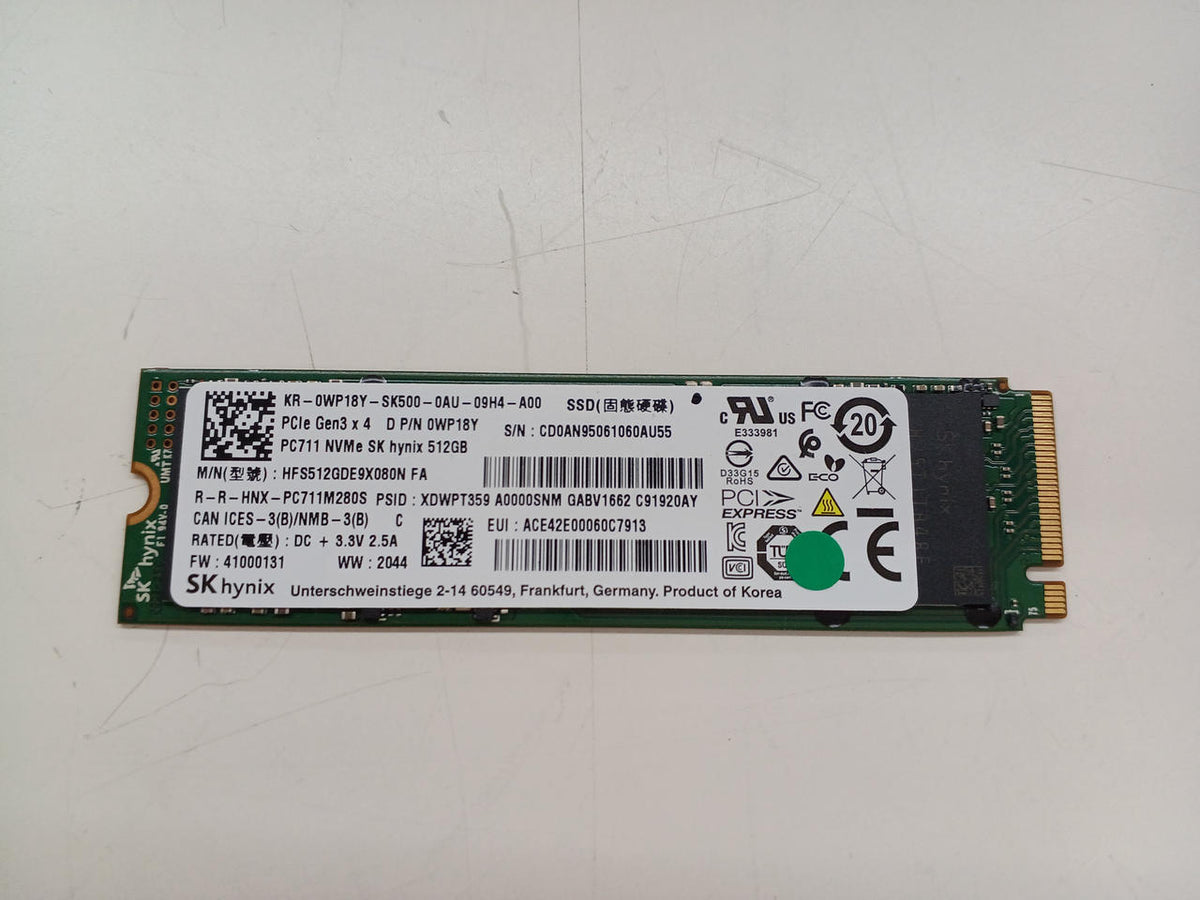 SK HYNIX M.2 SSD 512GB HFS512GDE9X080N FA