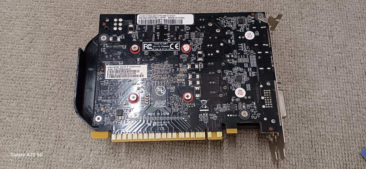 PALIT Graphics Board GTX1050TI STORMX