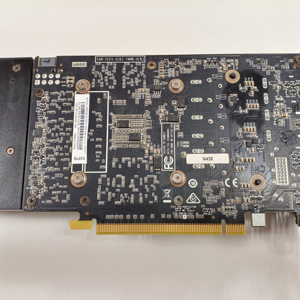 ZOTAC Graphics Card GTX1060 192BIT 3GB GDDR5