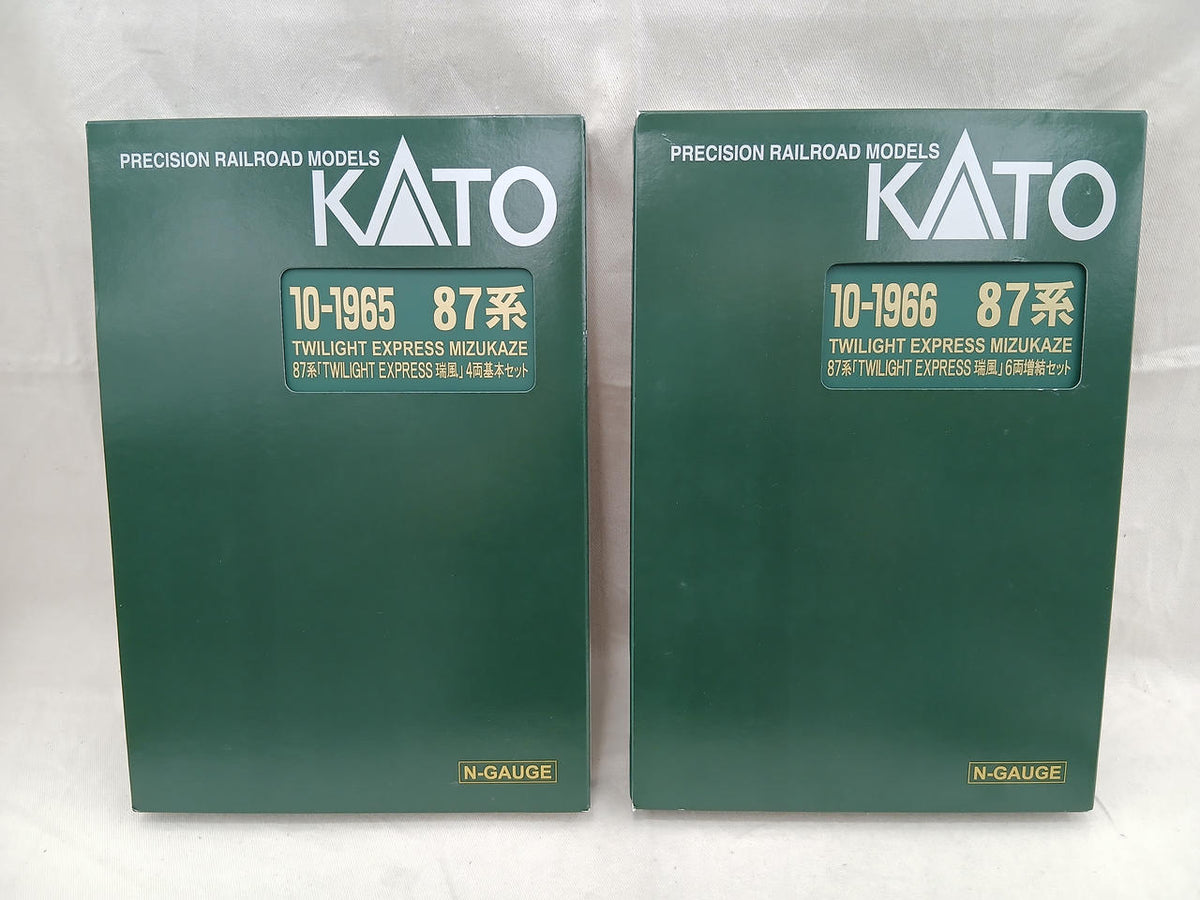 KATO 87 Series TWILIGHT EXPRESS Mizukaze 10-Car Set 10-1965 & 10-1966