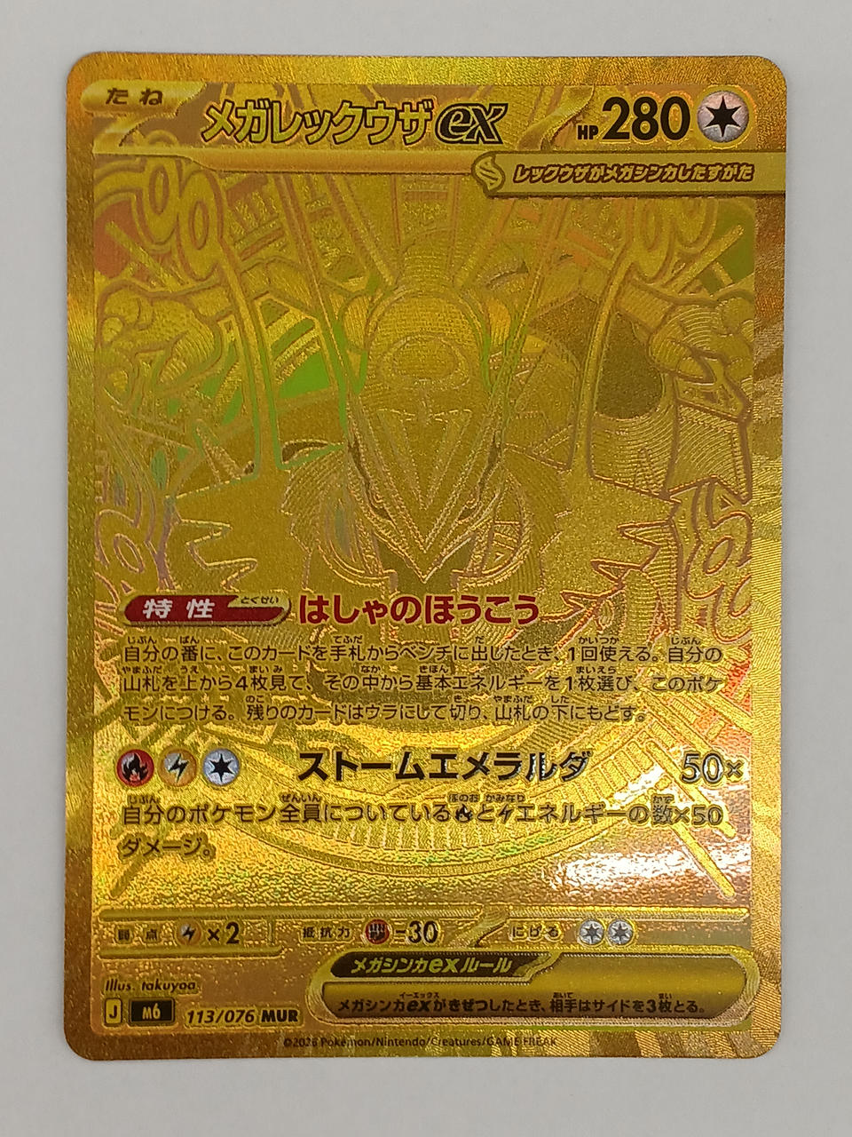 Pokémon Megalequaza EX 113/076/M6/B MUR