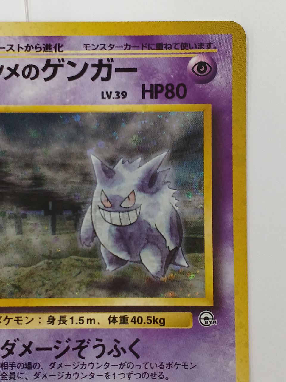 Pokémon Pokémon Card Gengar of the Natsume LV.39