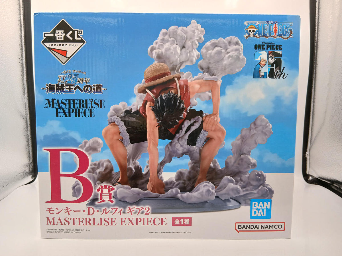 BANDAI Ichiban Kuji One Piece TV Anime 25th Anniversary ~The Road to Pirate King~ Prize B Monkey D. Luffy Gear 2 MASTERLISE E