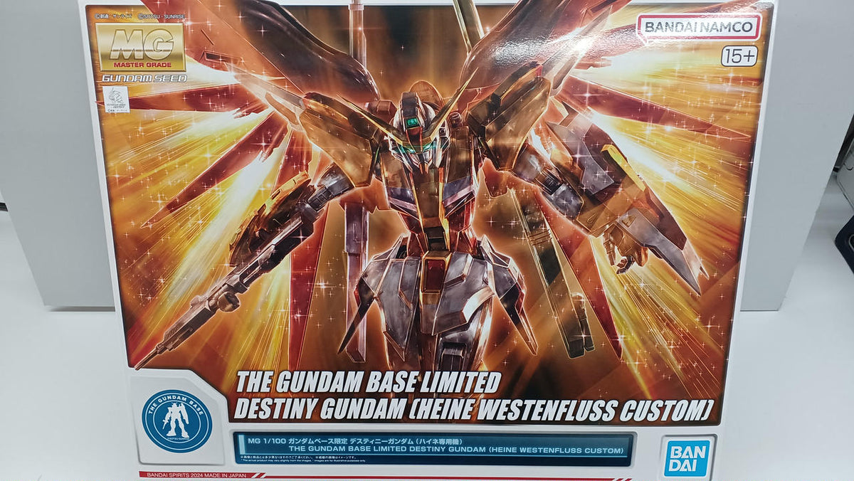 Bandai Mobile Suit Gundam SEED DESTINY MG Destiny Gundam Heine's Custom Unit - Banzai Thrifting | BanzaiHobby