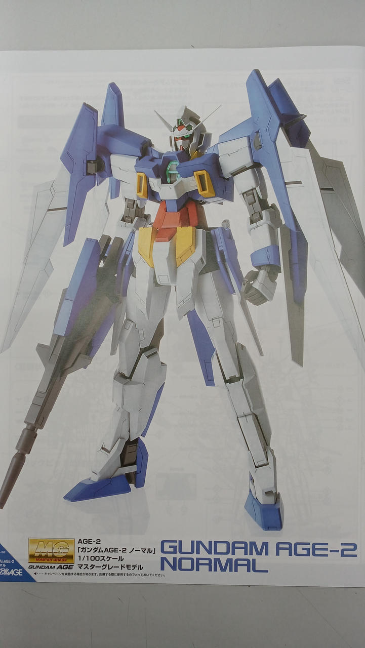 Bandai Mobile Suit Gundam AGE MG Gundam AGE-2 Normal Special Forces Version - Banzai Thrifting | BanzaiHobby